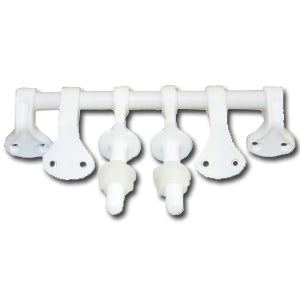 Lasco 14-1021 Replacement Toilet Seat Hinge White, Plastic