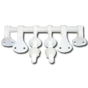 Lasco 14-1021 Replacement Toilet Seat Hinge White, Plastic