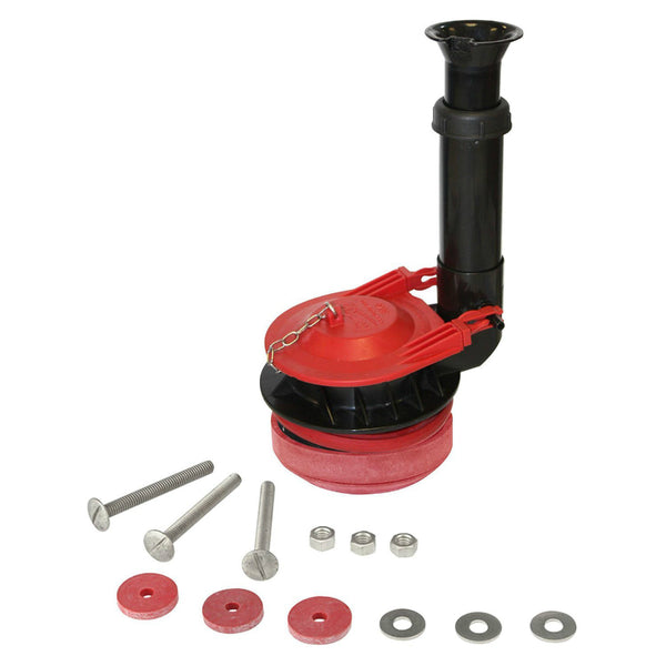 Korky® 5030BP Adjustable Flush Valve & Tank to Bowl Gasket Kit, 3", Large