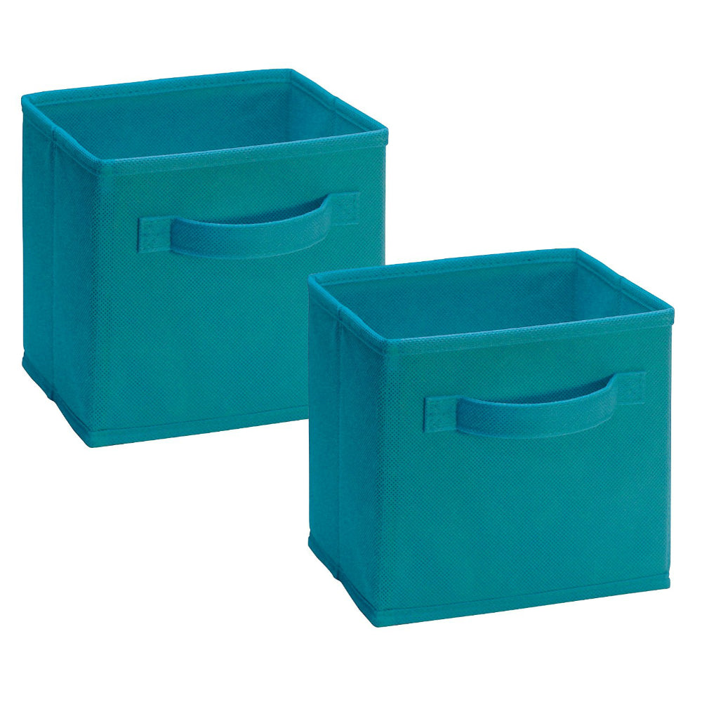 ClosetMaid® 153800 Cubeicals® Polypropylene Mini Fabric Drawer, Ocean Blue, 2 Pk