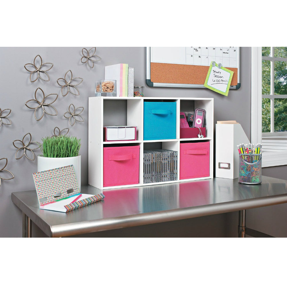 ClosetMaid® 153800 Cubeicals® Polypropylene Mini Fabric Drawer, Ocean Blue, 2 Pk