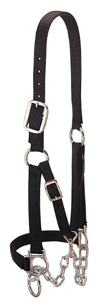 Weaver 35-0902-BK Heavy-Duty Heifer Restraint Halter, Medium, Black