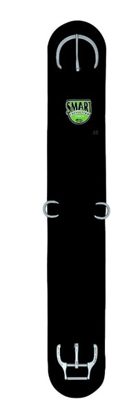 Weaver 35-2370-BK-34 Felt Lined Straight Smart Cinch® with Roll Snug® Buckle, 34"