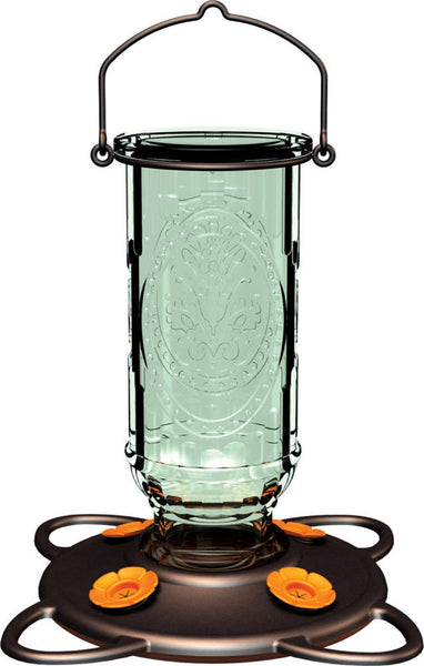 More Birds™ 61 Oriole Vintage Bird Feeder with 4 Ports & Bee Guards, 20 Oz