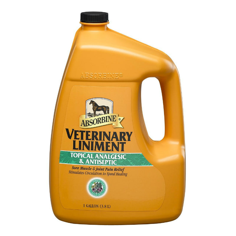 Absorbine 427862 Veterinary Topical Analgesic/Antiseptic Horse Liniment, 1 Gal