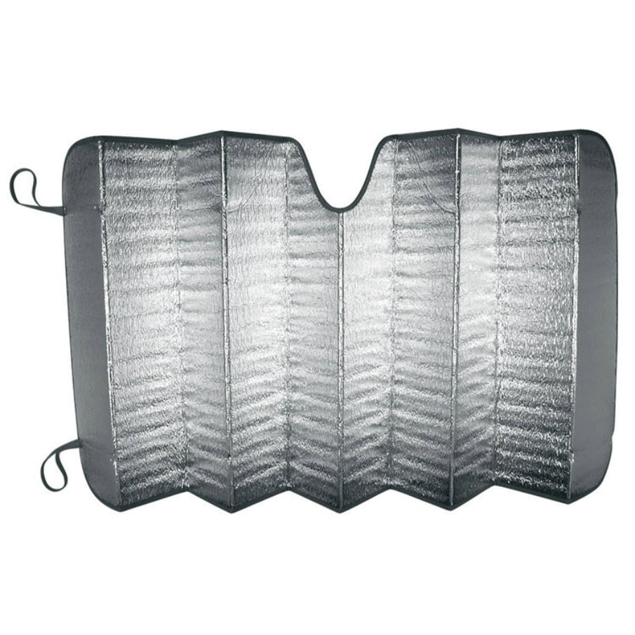 Custom Accessories 17920 Deluxe Solar Shield Folding Sunshade, Silver, 24" x 67"