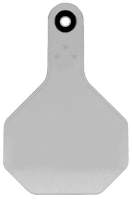 Y Tex 7701000 All American 3 Star Blank Tag, Medium, White (25-Pack)