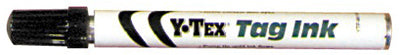Y-Tex 0612000 Tag Ink Pen, Black