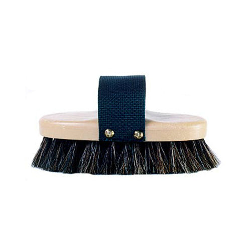 Decker 93 Pro-Body Grip-Fit Oval Grooming Brush for Horses, Tan, 7-5/8" x 3-5/8"