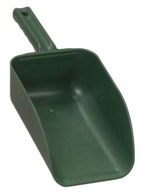 Poly Pro Heavy Duty All Purpose Polypropylene Hand Scoop 2.5 Qt, Green