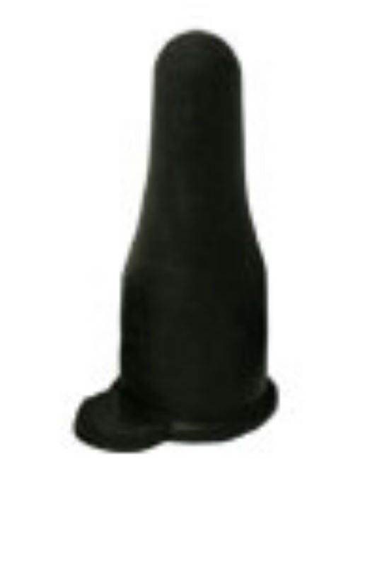 Ideal 7005 Gum Rubber Lamb Nipple, Black, 3-Pack