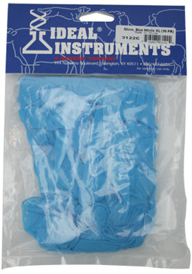 Neogen 3120 Ideal Nitrile Disposable Glove, Large, Blue (10-Pack)
