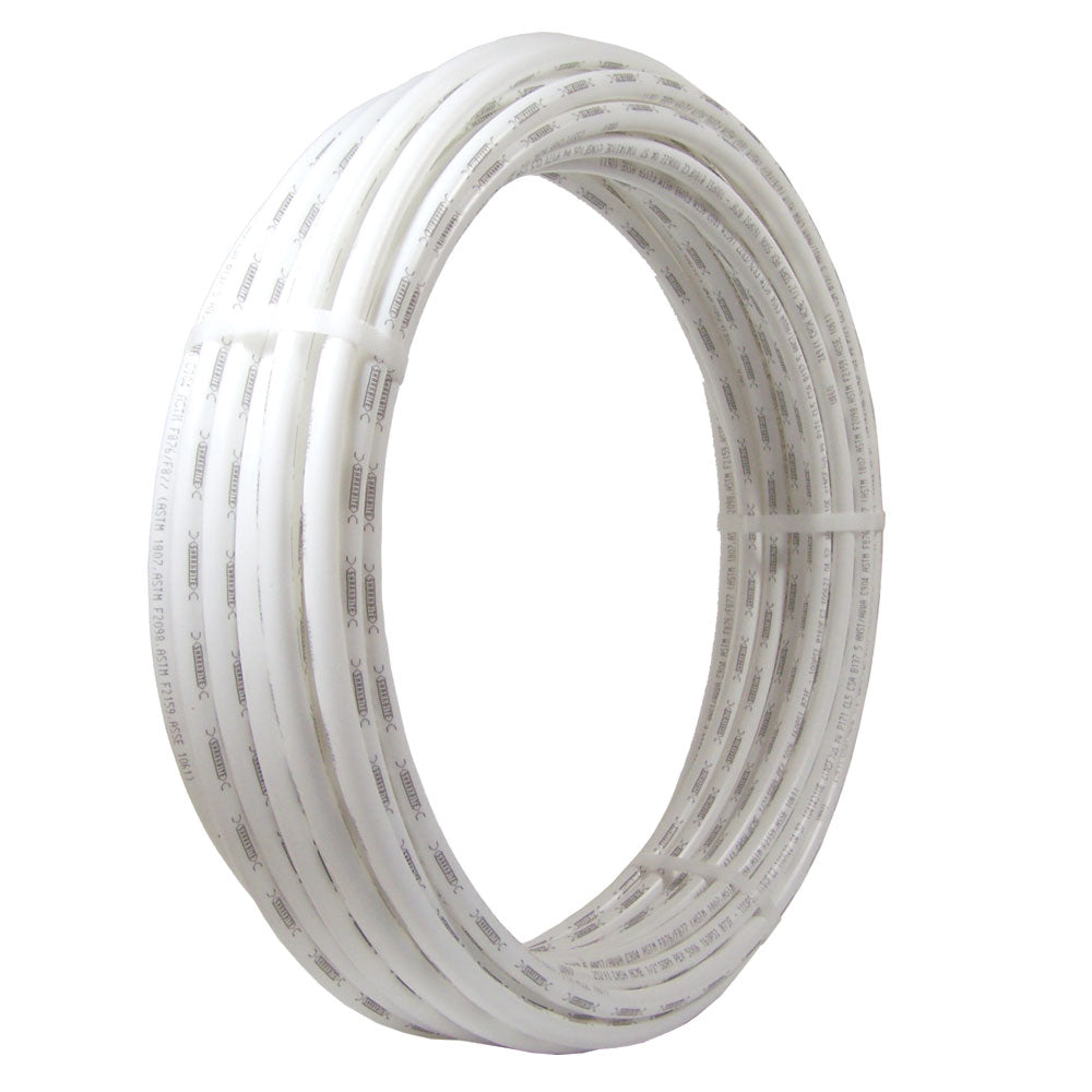 SharkBite® U850G50 Pex Pipe Coil Tubing, White, 1/4" (3/8" OD) x 50'