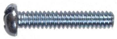 Hillman 90140 Slotted Round Head Screw 6-32x1-1/2", 100 Pack