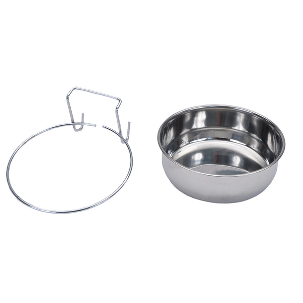 Bergan® 90448 Stainless Steel Kennel Bowl for Dogs, 3-Cup