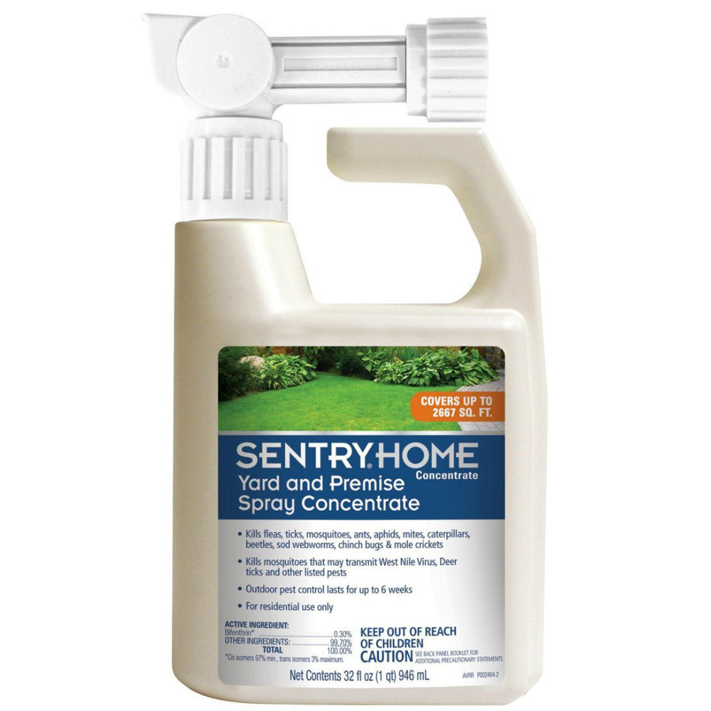 Sergeant's 02117 SentryHome Yard & Premise Spray Concentrate, White, 32 Ounce