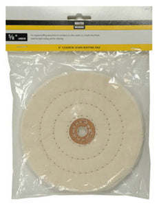 Master Mechanic 160525 Cushion Sewn Buffing Pad, 6"
