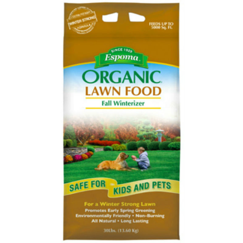 Espoma® EOFW30 Fall Winterizer All Natural Organic Lawn Food, 8-0-5, 30 Lbs