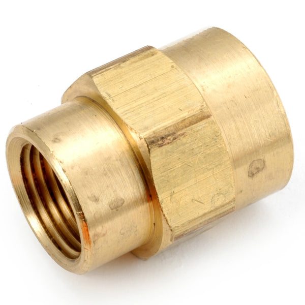 Anderson Metals 756119-0602 Lead Free Reducing Coupling, Brass, 3/8" x 1/8" FIP