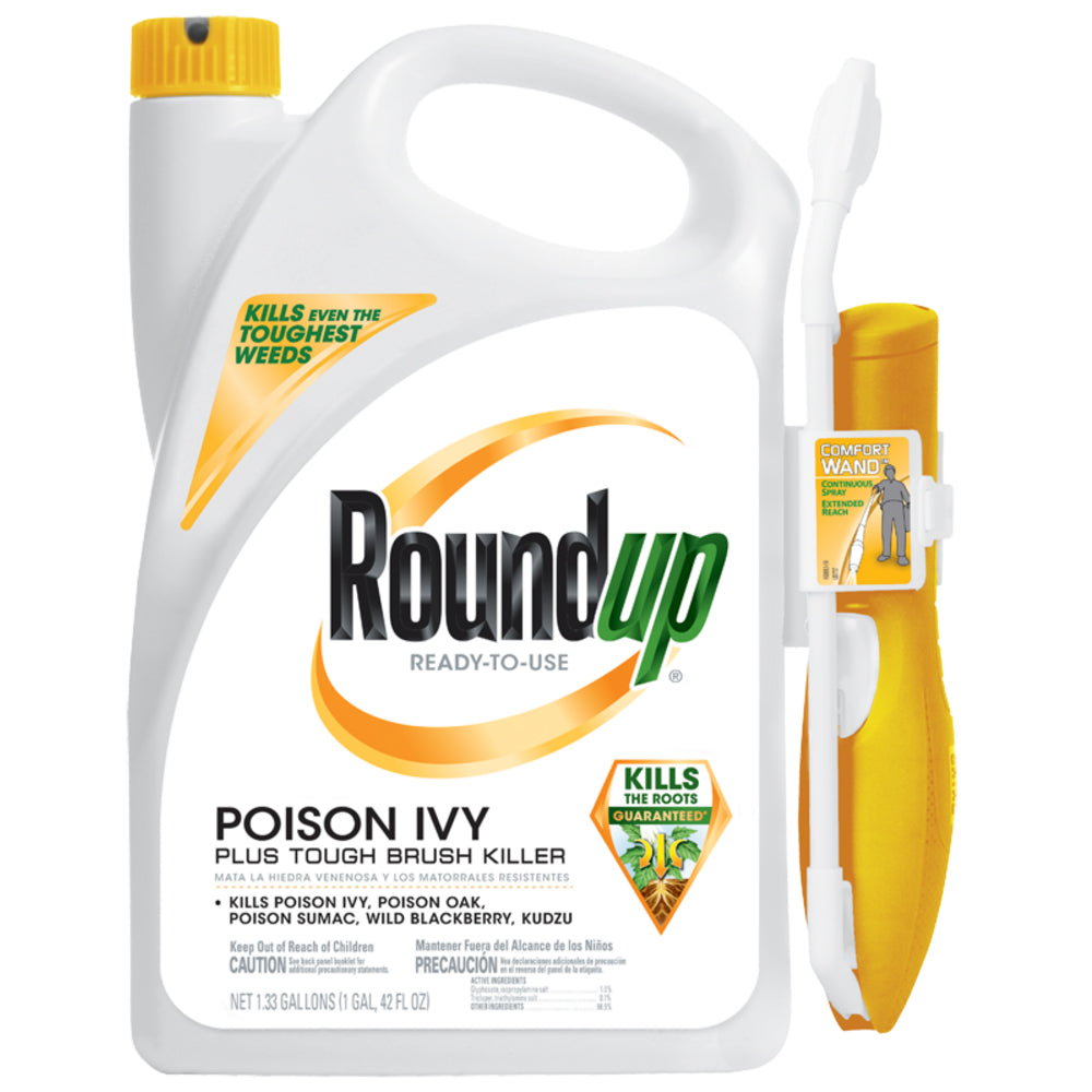 Roundup® 5203910 Ready-to-Use Poison Ivy Plus Tough Brush Killer, 1.33 Gallon