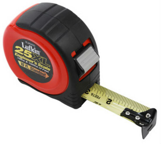 Lufkin® CS8525 Control Series Tape with Wide Slide Lock, 1" x 25'