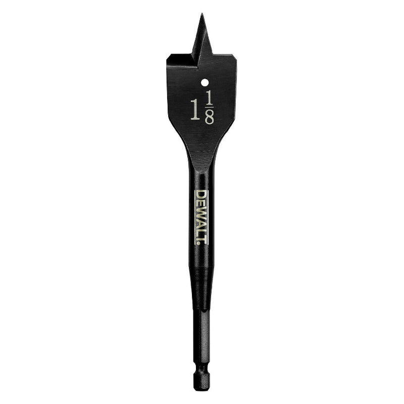 DeWalt® DW1583 Heavy Duty Wood Boring Spade Bit, 1-1/8" x 6"