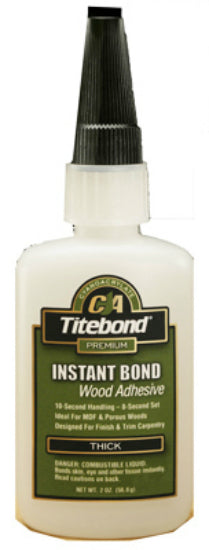Titebond 6221 Instant Bond Thick Wood Adhesive, 2 Oz