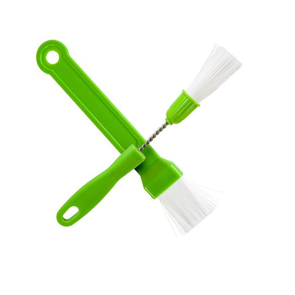 Cook's Kitchen 8251 Basting Brush with Green Plastic Handles, 2-Pack