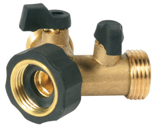 Camco 20123 Brass Y Water Connector Valve
