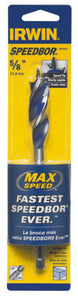 Irwin Tools 3041002 Speedbor® Max Speed Standard Length Drill Bit, 5/8" x 6"
