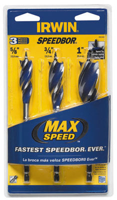Irwin Tools 3041003 Speedbor® MAX Speed Drill Bit Set, 6", 3-Piece
