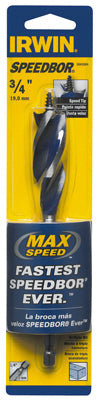 Irwin Tools 3041004 Speedbor® Max Speed Standard Length Drill Bit, 3/4" x 6"