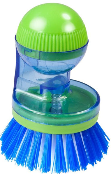 Clean Up™ 8844 Self Soap Dispensing Palm Brush, Assorted Colors