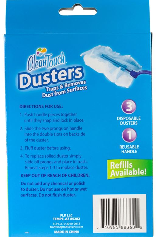 Clean Up™ 8875 Duster with Refill, 3-Pack
