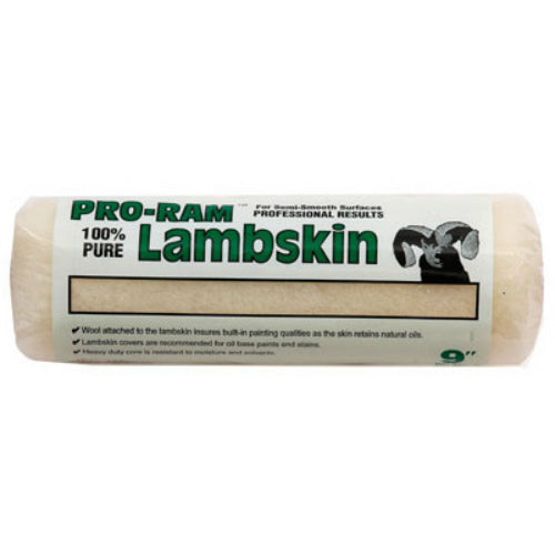 Linzer RC699 Pro-Ram™ Lambskin Paint Roller Cover, 9" x 3/8" Nap