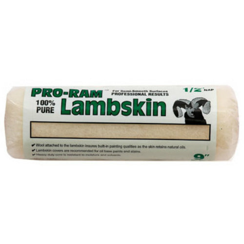 Linzer RC700-9 Pro-Ram Regular Paint Roller Cover, 1/2 Inch x 9 Inch