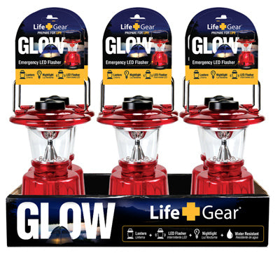 Life Gear LG470 Compact LED Glow Lantern, 6.5"