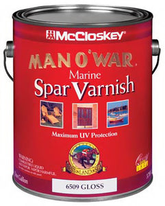 Mccloskey 6509-07 Man O' War Gloss Spar Varnish, 1 Gallon