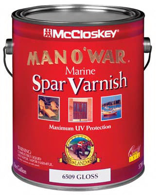 Mccloskey 6509-07 Man O' War Gloss Spar Varnish, 1 Gallon