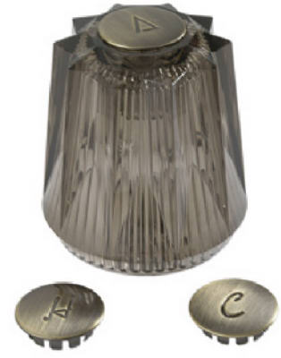 Price Pfister SH4996 Smoke Acrylic Windsor Faucet Handle