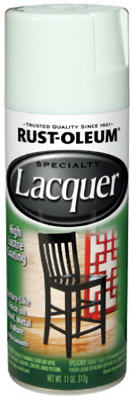 Rust-Oleum® 1904-830 Specialty Lacquer Spray Paint, 11 Oz, Gloss White