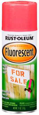 Rust-Oleum® 1959-830 Specialty Spray Paint, 11 Oz, Fluorescent Pink