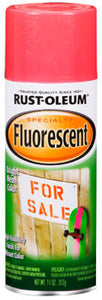 Rust-Oleum® 1959-830 Specialty Spray Paint, 11 Oz, Fluorescent Pink