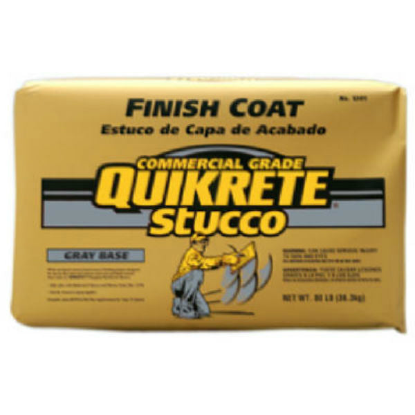 Quikrete® 1202-80 Commercial Grade Coat Stucco 80 Lbs, Gray