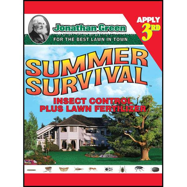Jonathan Green 12011 Summer Survival Insect Control Plus Lawn Fertilizer, 16.65 Lb
