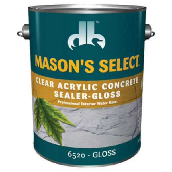 Mason's Select® DB0065204-16 Clear Acrylic Concrete Sealer, Gloss, 1 Gallon