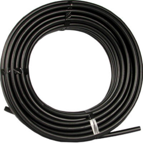 Raindrip 052020P Poly Drip Watering Hose, 1/2" x 200', Black