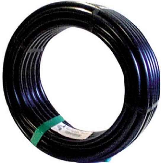 Raindrip 061010P Poly Drip Watering Hose, 5/8" x 100', Black