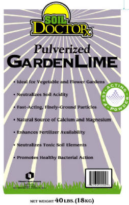 Soil Doctor 50051550 Pulverized Garden Limestone, 40 lb