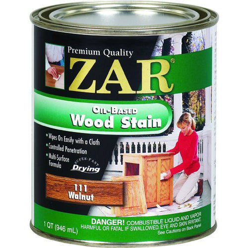 ZAR® 11112 Interior Oil-Based Wood Stain, Walnut, 1Qt